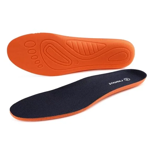 riemot innersulor för kvinnor och män, mjuka skoinlägg, komfort, inlägg, sport, arbetsskor, sneakers, stövlar, vandringsskor, marinblå, 46 6975058037091