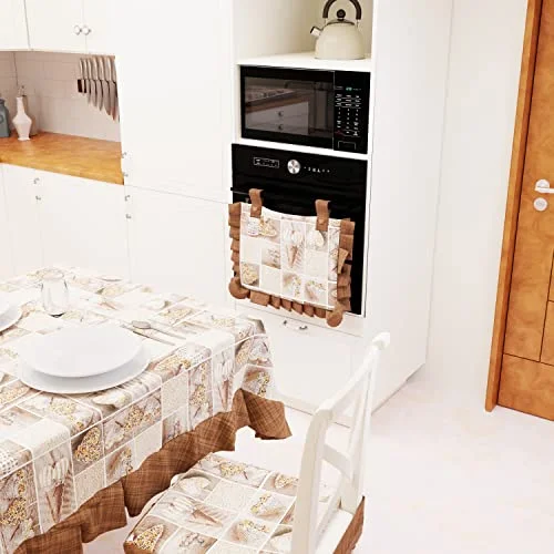 PETTI Artigiani Italiani Ugnsskydd, Ugnsöverdrag Köksöm, Tyg 40 x 50 cm Lidia 100% Made in Italy Bomull 5056411144692