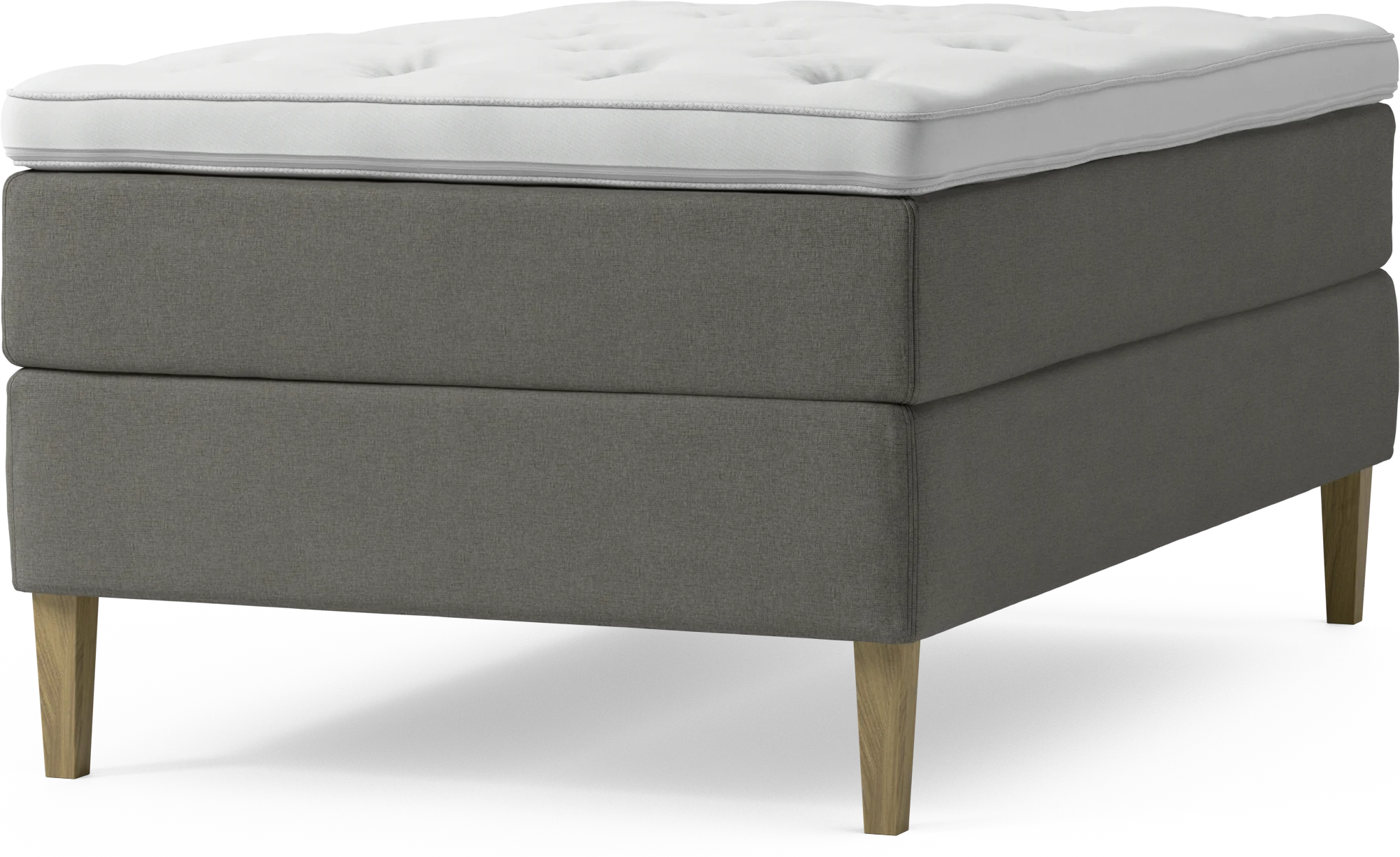 Delux Dream Kontinentalsäng, enkelsäng 120 cm med bäddmadrass och sängben XwDFJ
