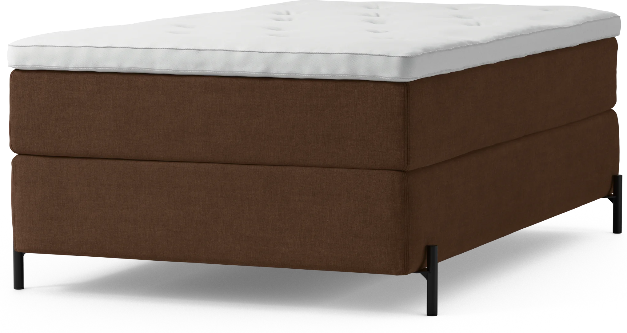 Delux Dream Kontinentalsäng, enkelsäng 120 cm med bäddmadrass och sängben ECwAQ