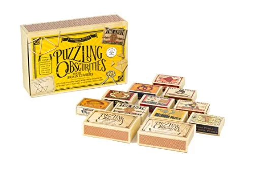Professor Puzzle Obscurities matchbox, gul, hjärnträningpussel 818192022713