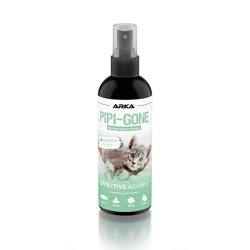 ARKA PIPI väg katt 100 ml effektiv fläck och luktborttagare, eliminerar katturin, kokt, kräkning saliv på mattor klädsel. 4260735742675