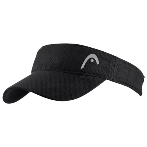 HEAD Unisex vuxen Performance Visor, svart, en storlek 724794749234