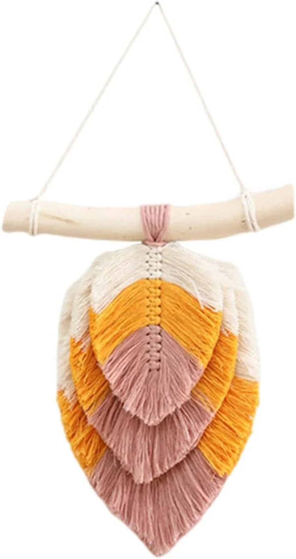 1 st Boho Tassel Vävda Vägg Hängande Gobeläng, Bohemian Tassel Väv ZZF-0065409LYP