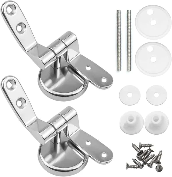 1 set Toalettlocksscharnierbeslag, Kromfinish Toalettlock zmw241213-3-2502 1 set Toalettlocksscharnierbeslag, Kromfinish Toalettlock zmw241213-3-2502