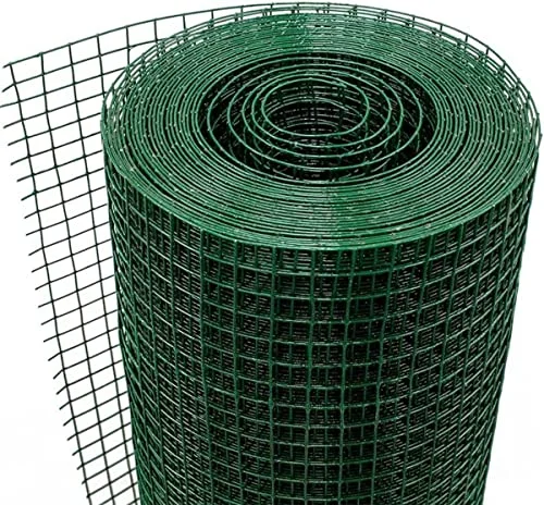 A2ZWORLD Plastmetallnät i grönt, höjd 50 cm, 10 meter rulle, 12, 7 x mm, skyddsnät för trädgårdsstaket 8050627029849