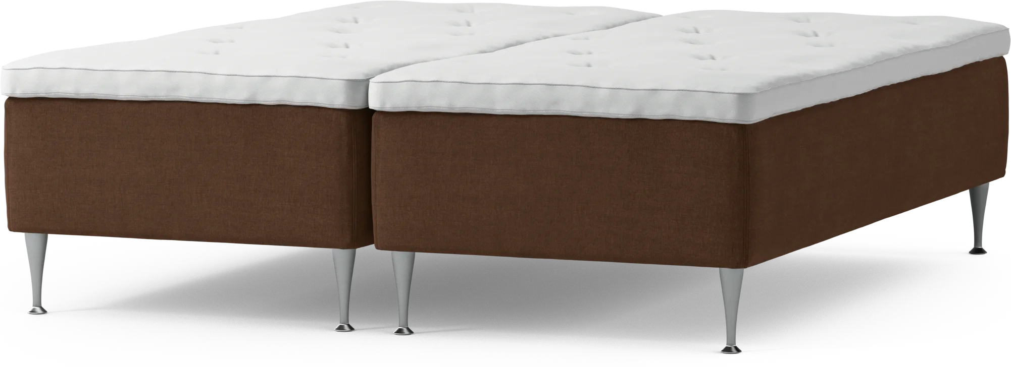 Delux Dream Ramsäng, dubbelsäng med bäddmadrass och sängben 1y72c