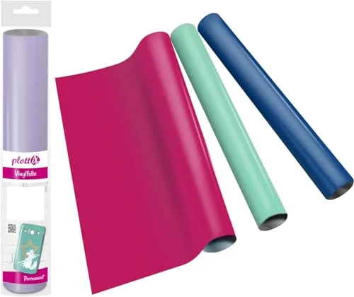 plottiX Perm. Vinylfolie 31,5 cm x 1 m turkos 767523867786
