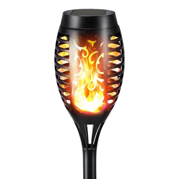 1-pack Outdoor Solar Lights, Outdoor Solar Lights with Realistic Dynamic Flame – Solar Lights for Interior, Walkways [Energy Class G]-FF- 1pcs Z-FD-FF-L-105509