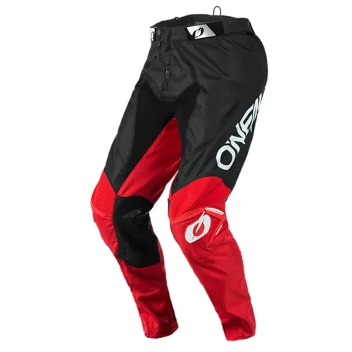 O'NEAL Motocrossbyxor Enduro Motorcykel Hållbart Denier tyg, hög rörlighet, atletisk passform Byxor Mayhem Hexx Vuxen Svart Röd Storlek 40/56 4046068560533