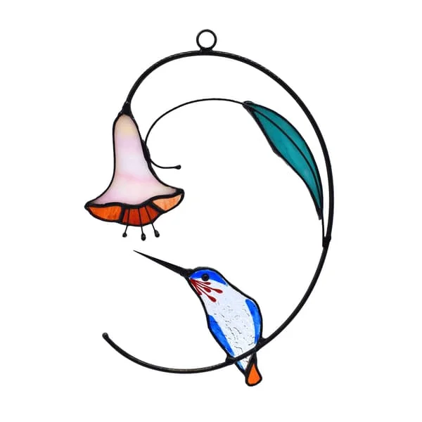 1 akrylkolibri platt hänge, fångare fågel färg fönster FR004979SR 1 akrylkolibri platt hänge, fångare fågel färg fönster FR004979SR