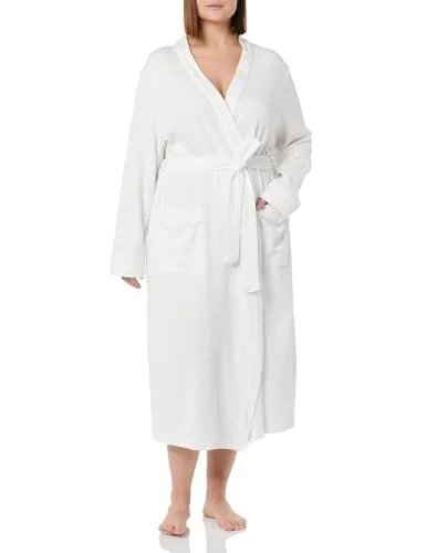 Amazon Essentials kvinnors lätt våffla fullängdsrock (finns i plusstorlek), vit, medium 195111657066