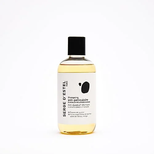 Schampo mot Mjäll Sulfatfritt 250ml Eliminerar Synliga Lugnar Kliande Hårbotten 100% Vegan Made in Paris SERGE D'ESTEL 3760233337294