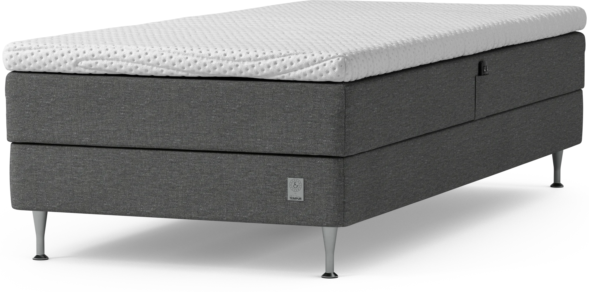 Cape Selene Ställbar säng, enkelsäng med bäddmadrass 5 cm och sängben OyRxj Cape Selene Ställbar säng, enkelsäng med bäddmadrass 5 cm och sängben OyRxj
