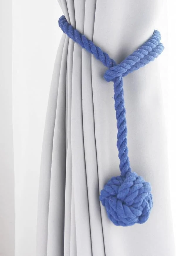 1 par gardinbindningar, vävda boll stickade gardinklämma, Deco LXX-1022599 1 par gardinbindningar, vävda boll stickade gardinklämma, Deco LXX-1022599