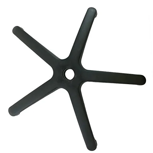 TUKA fotkors, ersättning, nylon, vridbart stöd för kontorsstol, 5 stjärnig fotkors stabilt snurrstol, stålfotkors, ersättning nylon TKD5101 712195857207
