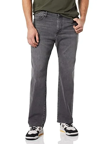 Amazon Essentials Herr Straight Fit Bootcut Jean, tvättad grå, 28 W x 29 L 196433112813