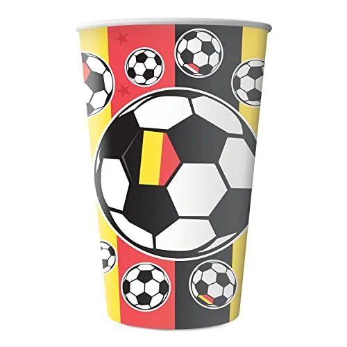 Folat 31098 mugg Belgien 650 ml 8 stycken fotbolls världsmästerskap, flerfärgad 8714572310987