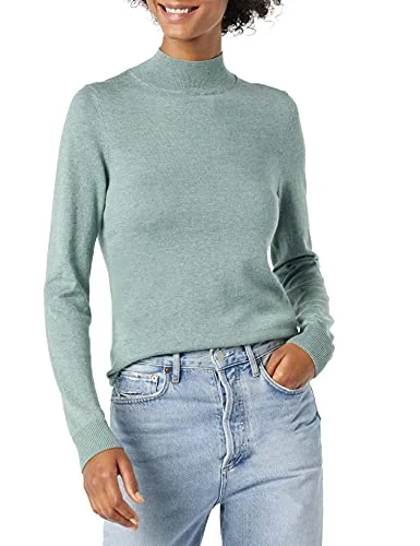 Amazon Essentials lättviktig tröja för kvinnor (finns i plusstorlek), salvia grön ljung, XX Large 195111562353