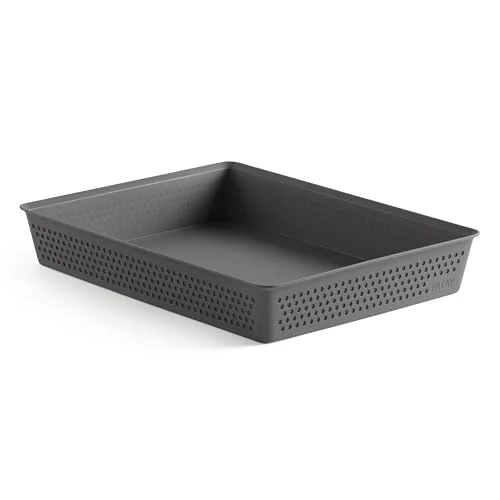 TATAY Bohol A4 organiserare, polypropylen, BPA fri, 100% återvunnen plast, antracitgrå, mått 26,5 x 35 5,5 cm 8411801241325