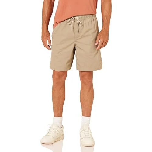 Amazon Essentials herrshorts med dragsko (finns i plusstorlek), kakibrun, 5X Large stor 196433260996