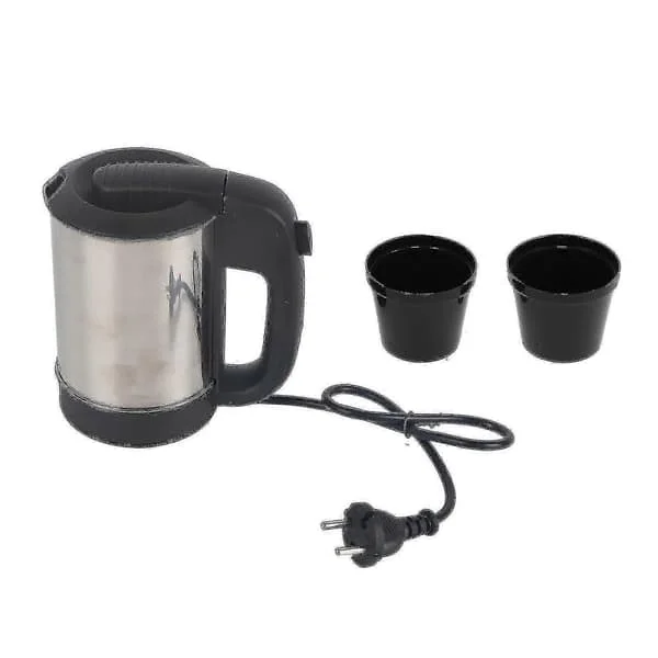 0,5L Mini Elektrisk Resekittel Automatisk Avstängning Rostfritt Stål 220V EU-kontakt CJY-SJ-FG-26.3.20-4364