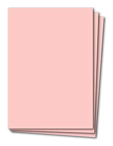 50 ark tonkartong DIN A4 rosa 240 g/m² tjock pysselkartong 21,0 x 29,7 cm kartong för pyssel fotoalbum, menykort, tryckbar, gör det själv, vara kreativ 4251626346409
