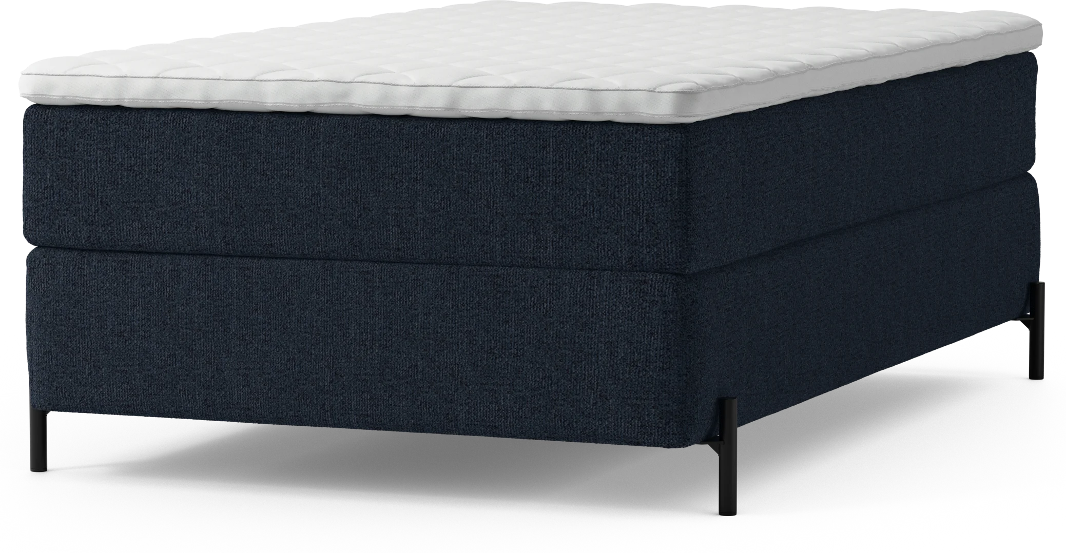 Delux Dream Kontinentalsäng, enkelsäng 120 cm med bäddmadrass och sängben KRkSF