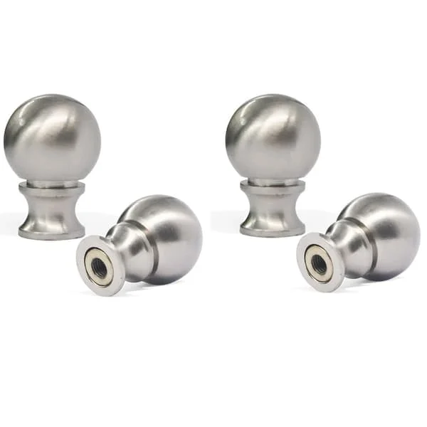 1/4-pack lampskärmsknopp, lampskärmshuvud SILVER 4 st Silver 4PCS-4PCS AMZA4J80-SETF 1/4-pack lampskärmsknopp, lampskärmshuvud SILVER 4 st Silver 4PCS-4PCS AMZA4J80-SETF
