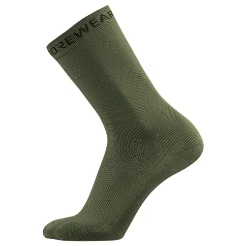 GORE WEAR Essential Socks, Strumpor unisex vuxen, Utility Green, 47 49 4017912175753