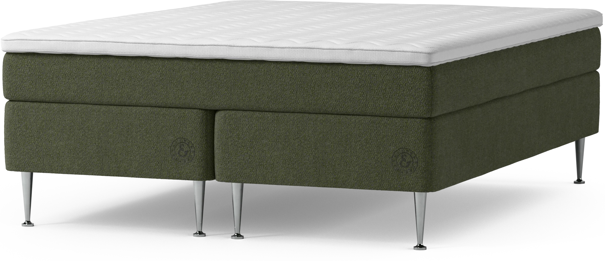 Asperö Comfort Kontinentalsäng, dubbelsäng med bäddmadrass Comfort och sängben jyia6