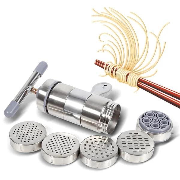 1 st Bärbar Manuell Rostfri Pastamaskin Noddle Juicer Tryckmaskin YMTO26-0617-222801 1 st Bärbar Manuell Rostfri Pastamaskin Noddle Juicer Tryckmaskin YMTO26-0617-222801