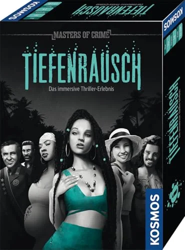 KOSMOS 683849 Masters of crime djupbuller uppslukande thriller upplevelse, krimi spel brottsplats escape för vuxna pusselspel detektiv exxit fall room krimispel 4002051683849