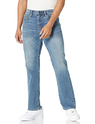 Amazon Essentials Herr Straight Fit Bootcut Jean, lätt tvätt, 38 B x 28 L 193548316372