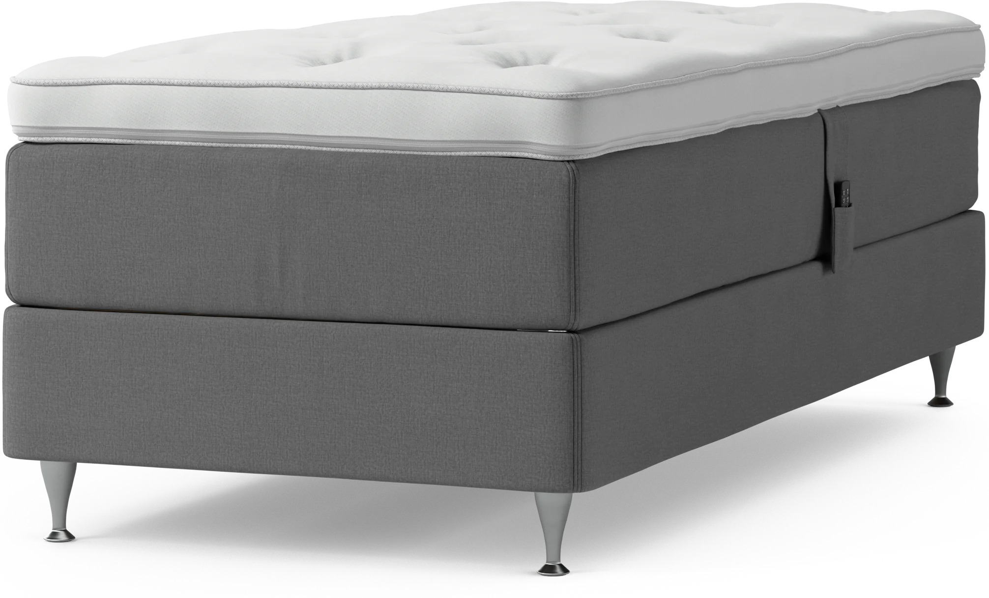 Delux Dream Ställbar säng, enkelsäng med bäddmadrass och sängben 9d62T