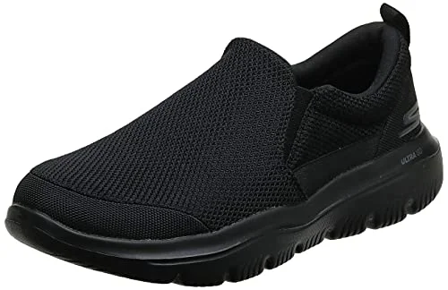 Skechers Go Walk Evolution Ultra oklanderlig herr Sneaker, svart, 41 EU X Bred 193113025166