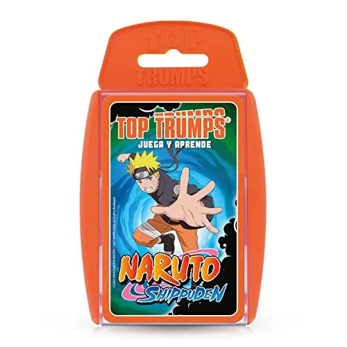 Top Trumps Naruto Cards Spanska kort, kortspel för vuxna, barn, trivia från 6 år, 2+ spelare 5036905048507