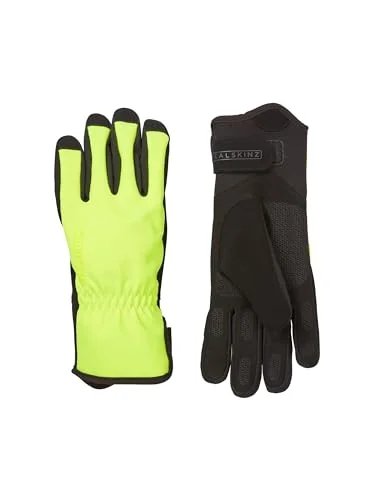 SEALSKINZ Dam Bodham vattentät alla väder cykelhandske Handskar, neongul, X Large, NEONGULT, XL 5055754460087