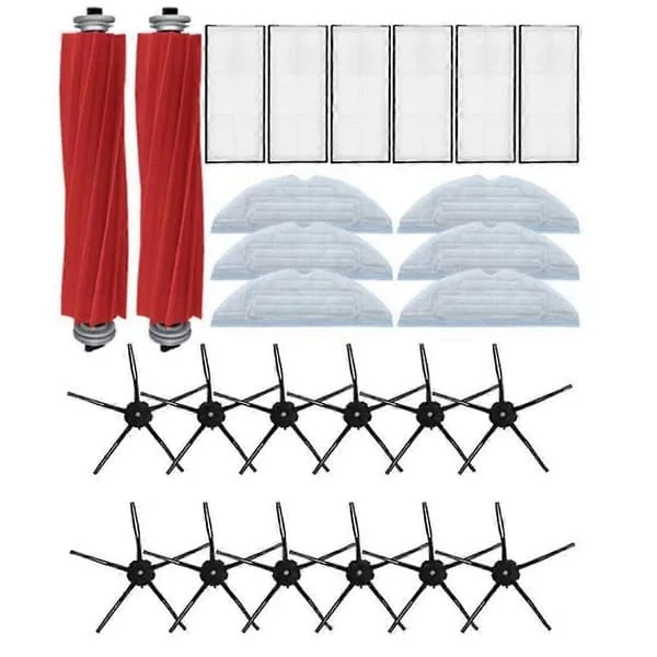 1 set För S7 T7s Huvudsidoborste Moppar Dukar Hepa Filter Kit Ic Dammsugartillbehör SUMFZ056865