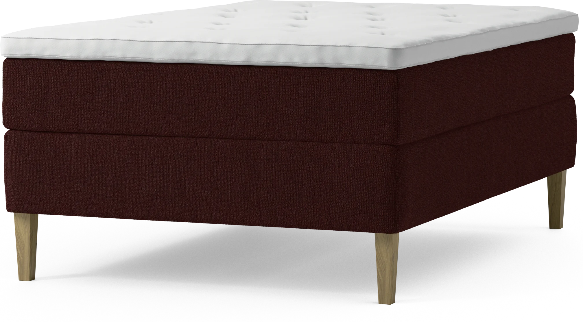 Delux Dream Kontinentalsäng, enkelsäng 140 cm med bäddmadrass och sängben H1thb