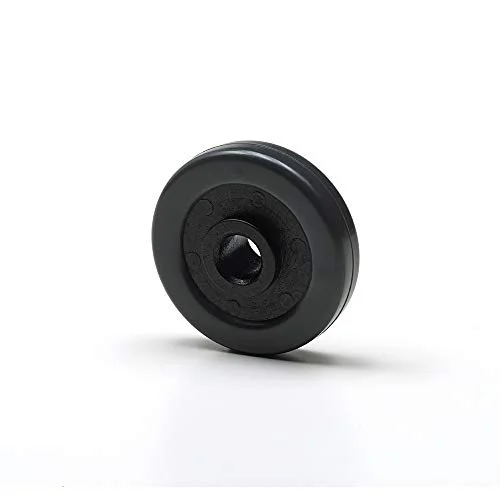 Foppapedretti 4 Ruota Gommata för Mobuili bygel, svart 8013440112303