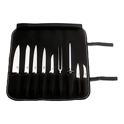 10 delars kockknivsset med lyxigt fodral hjul, ergonomiska, köksknivar, blad av smidd rostfritt stål, CS 9009/10 5019311956062 10 delars kockknivsset med lyxigt fodral hjul, ergonomiska, köksknivar, blad av smidd rostfritt stål, CS 9009/10 5019311956062