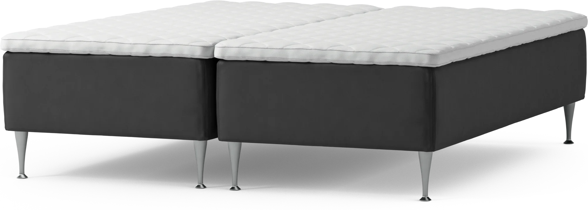 Delux Dream Ramsäng, dubbelsäng med bäddmadrass och sängben Sfrv0