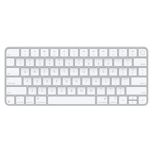 Apple Magic Keyboard with Touch ID Tangentbord Amerikansk Engelska Vit 195949633805
