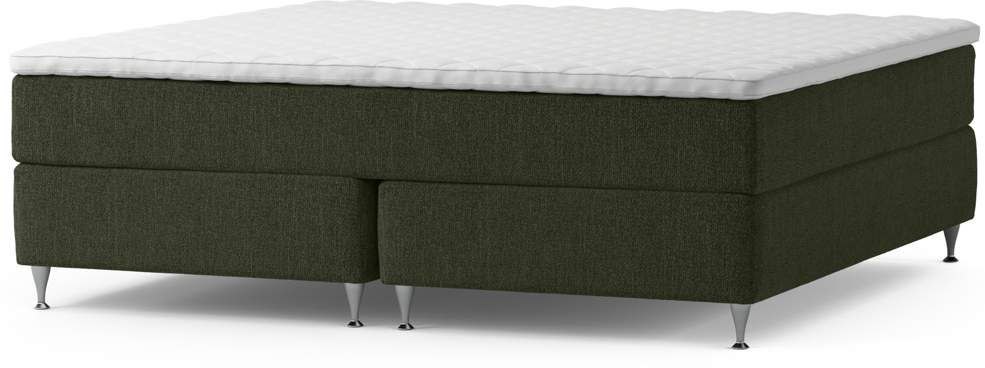 Delux Exclusive Kontinentalsäng, dubbelsäng med bäddmadrass och sängben 9qElx