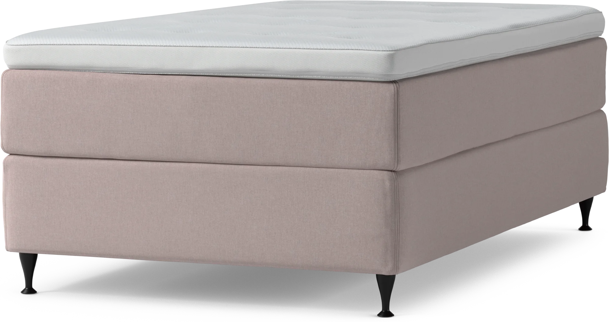Delux Dream Kontinentalsäng, enkelsäng 120 cm med bäddmadrass och sängben jLEIp