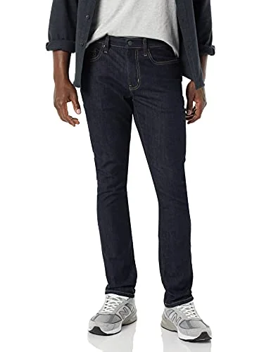 Amazon Essentials herr Skinny fit High Stretch Jean, sköljd, 33 B x 28 L 195111632384