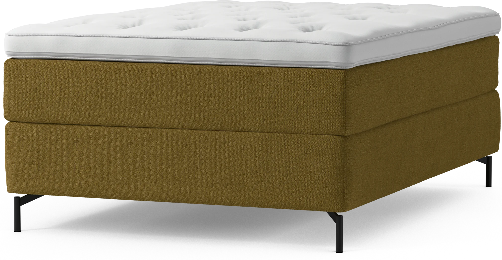 Delux Dream Kontinentalsäng, enkelsäng 140 cm med bäddmadrass och sängben ZQVSC