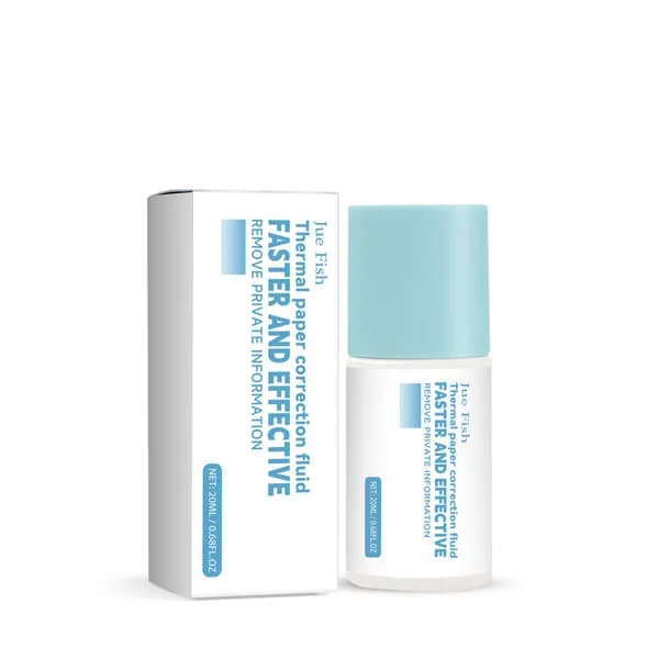 1-pack Termopapper Korrigeringsvätska (20 ml) Sekretesskydd, Anti-Identitetsstöld, Kvittokorrigeringsvätska YTY-L-KF-08235 1-pack Termopapper Korrigeringsvätska (20 ml) Sekretesskydd, Anti-Identitetsstöld, Kvittokorrigeringsvätska YTY-L-KF-08235