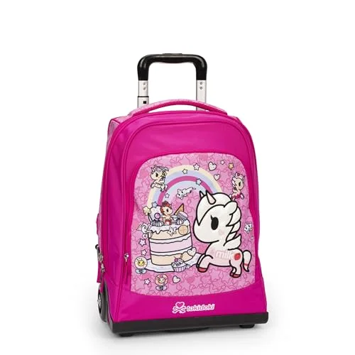 Franco Cosimo Panini Tokidoki skolryggsäck, flickor och flickor, Flerfärgad, 36 x 47 cm 23 cm, 36x47Hx23 8058263204675